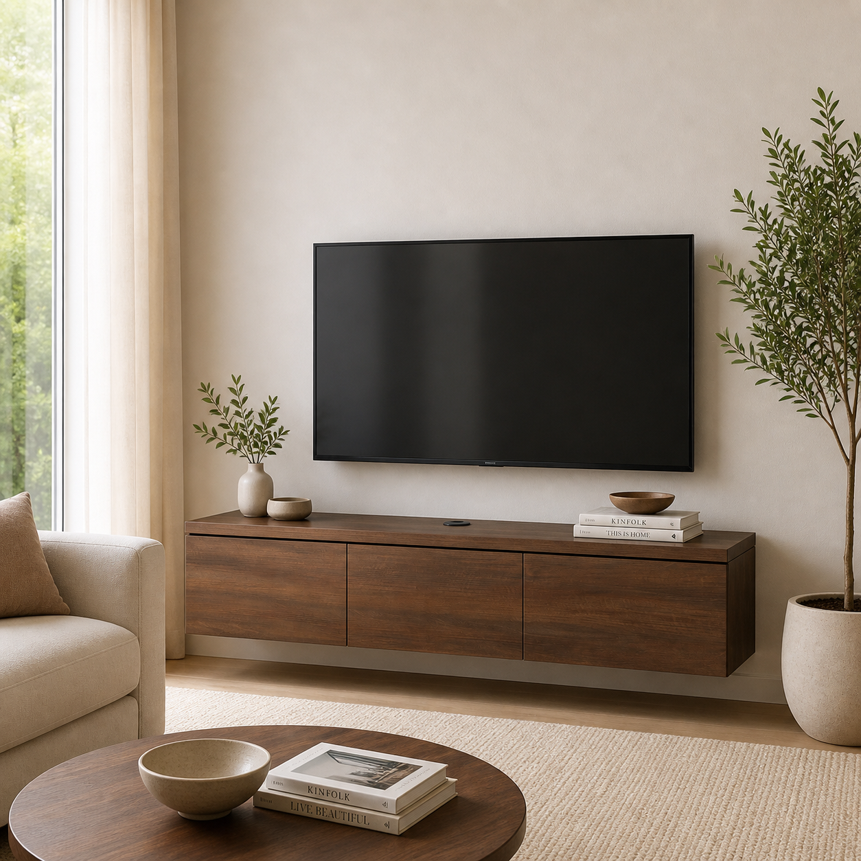 Keswick 3-door TV cabinet
