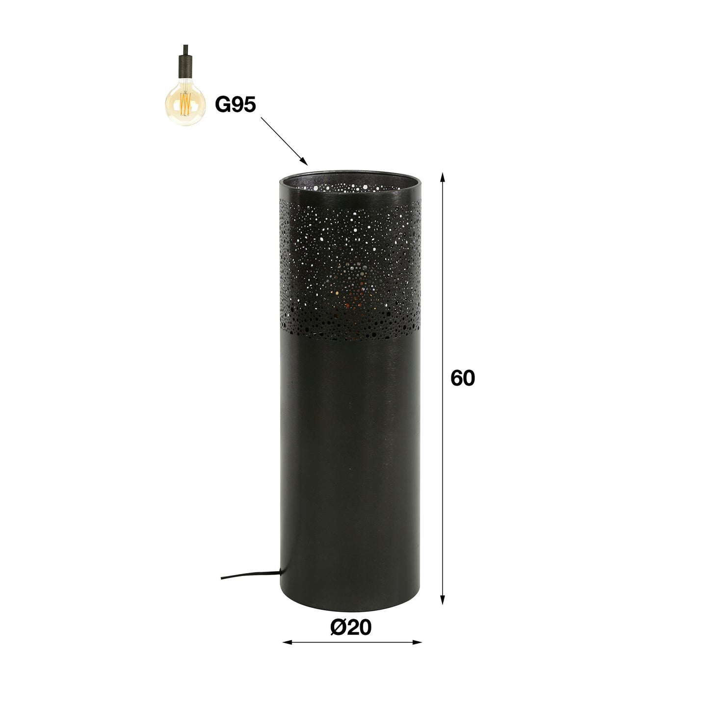 Vloerlamp Cilinder