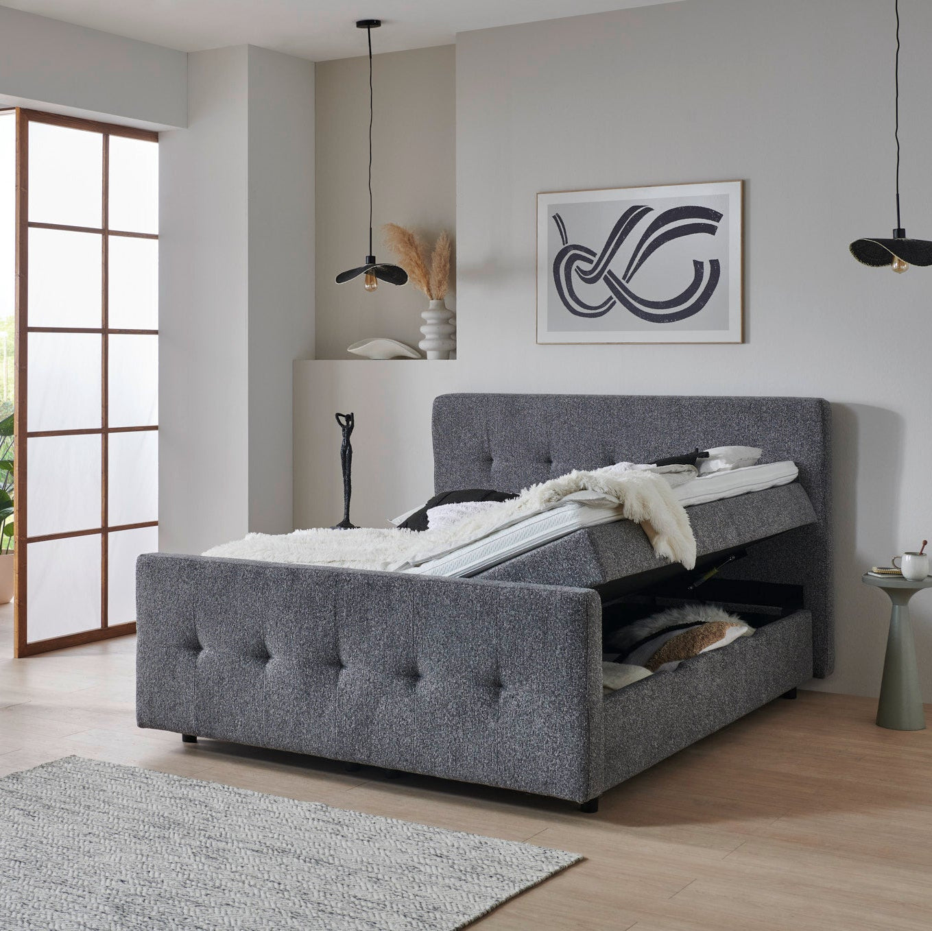 Boxspring V300 met opbergruimte