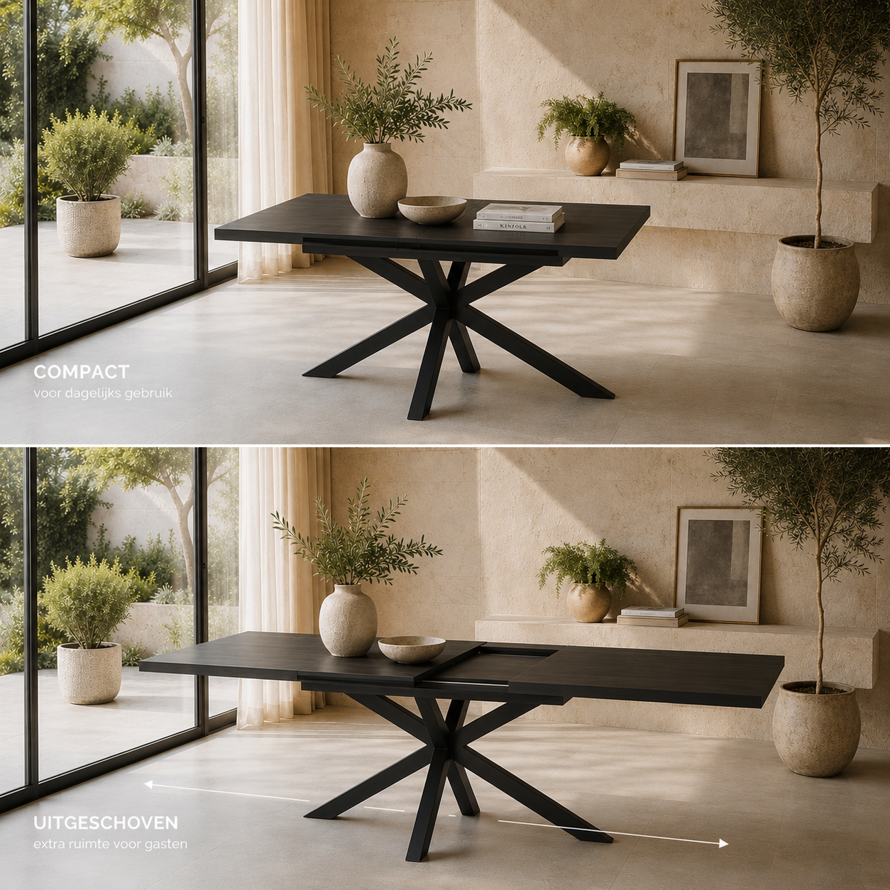 Eettafel Moana (uitschuifbaar)