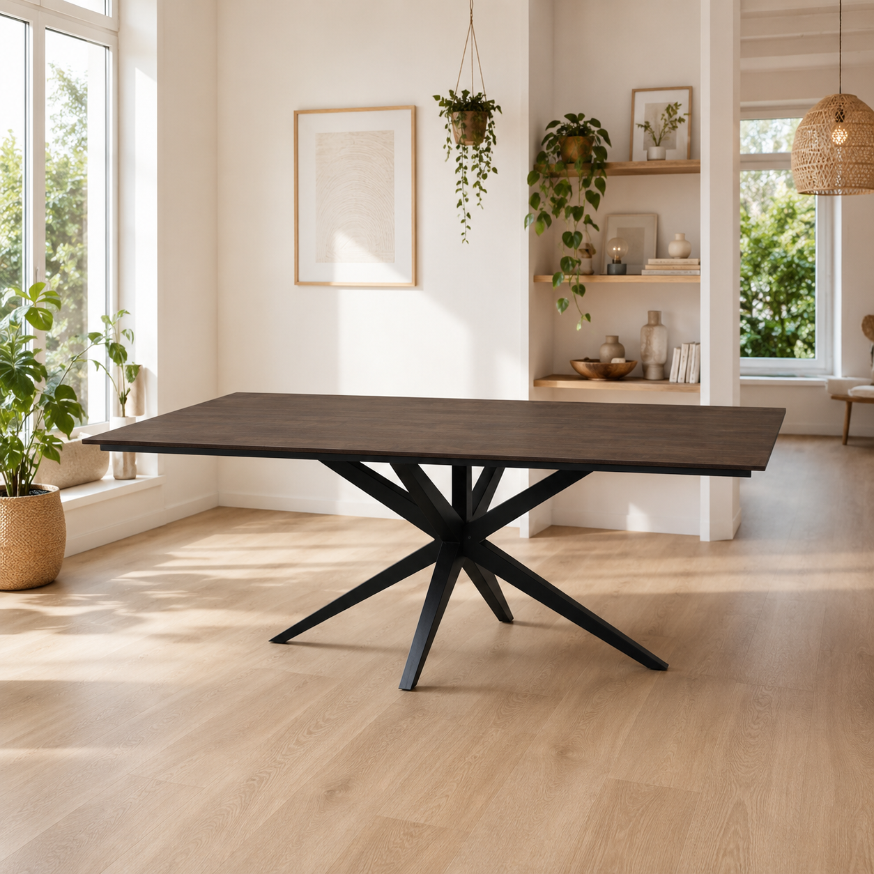 Eettafel Wellington rechthoekig
