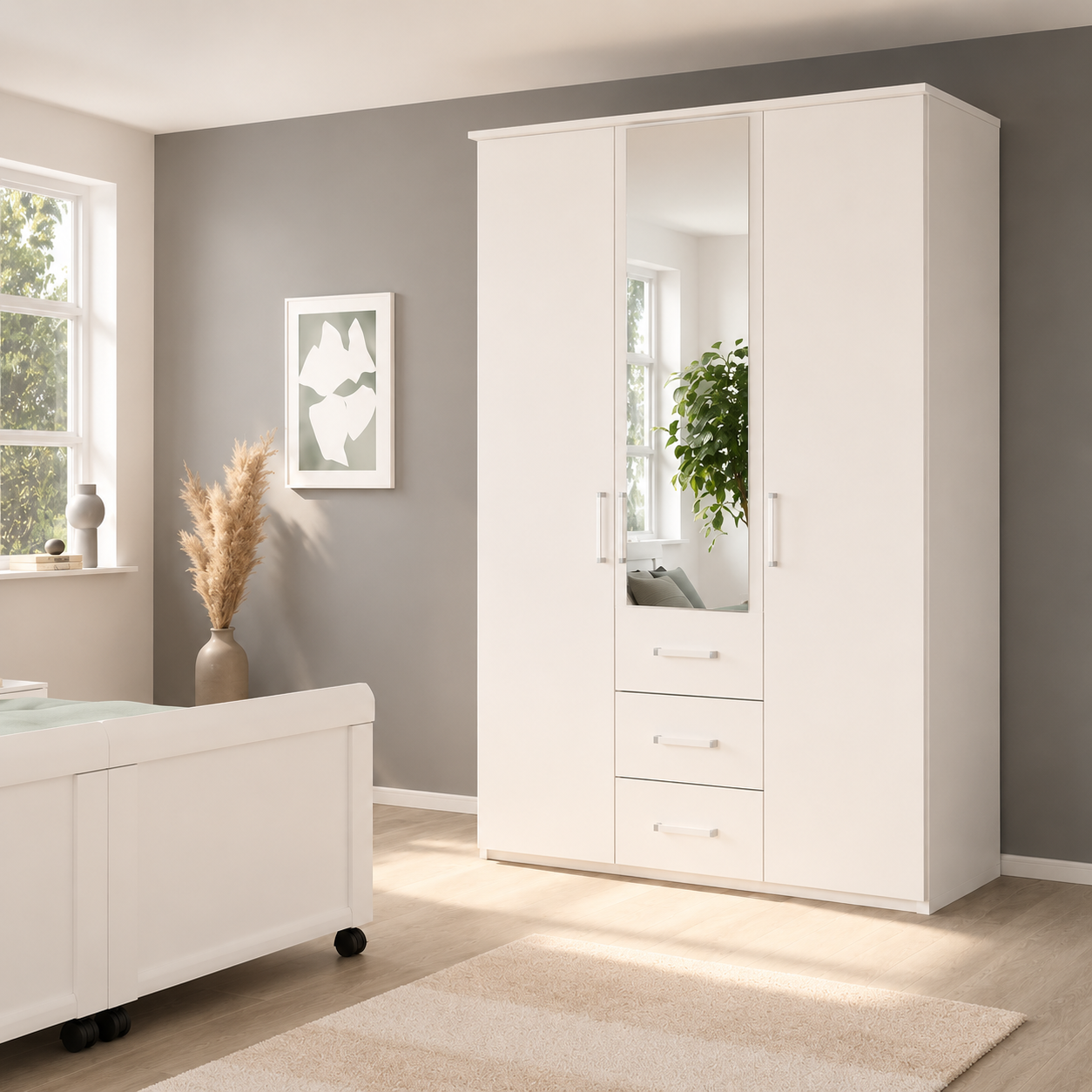 Linnenkast Evelyn - 2 Deurs, 3 Lades