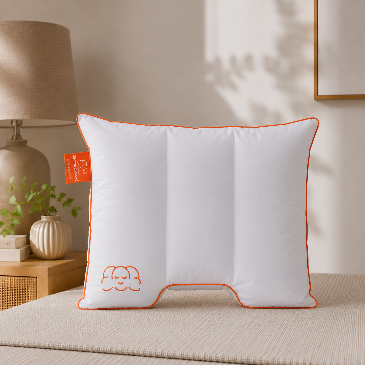Silvana comfort pillow orange