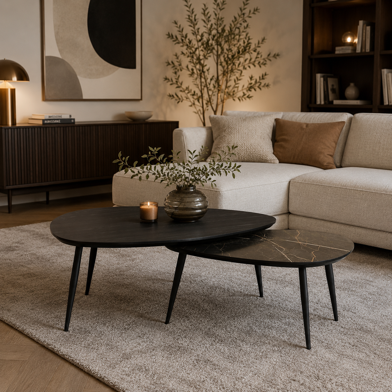 Salontafel Dortmund XL - Set van 2