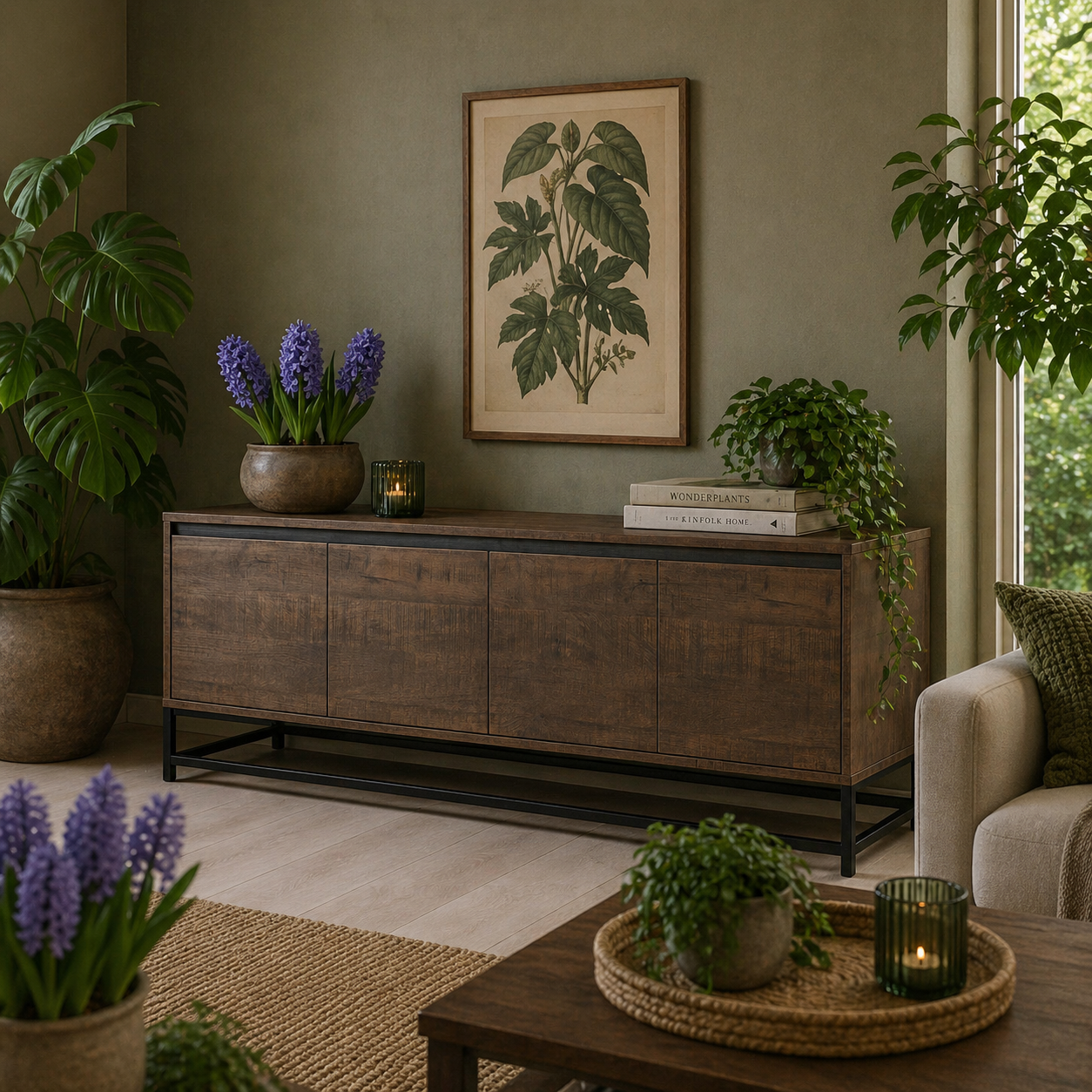 Dressoir 4-deurs Milltown