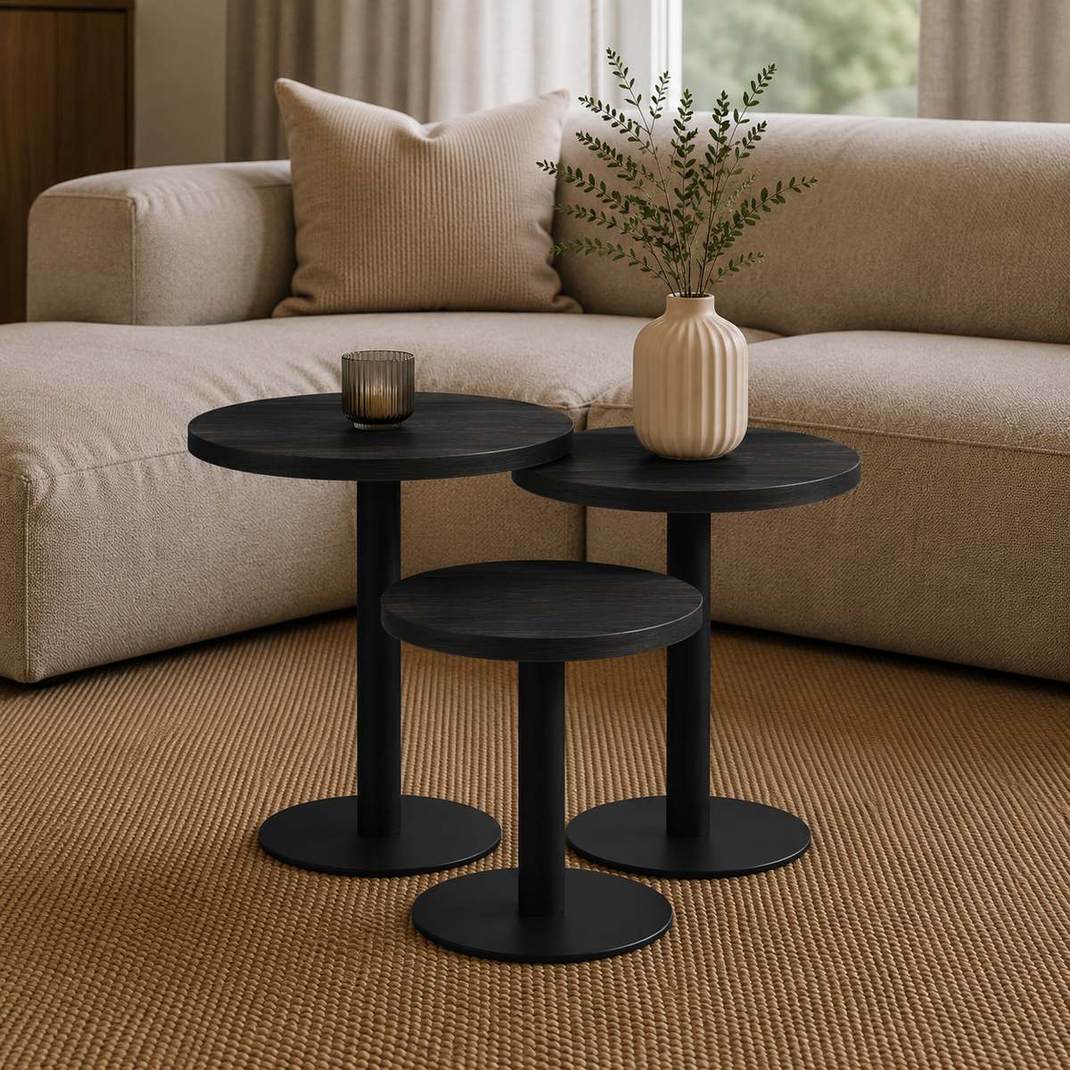 Lynn oval coffee table