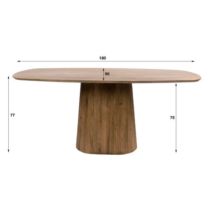 Eettafel Wave Centro Deens ovaal