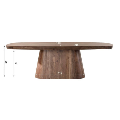 Eettafel Arcadia Deens ovaal