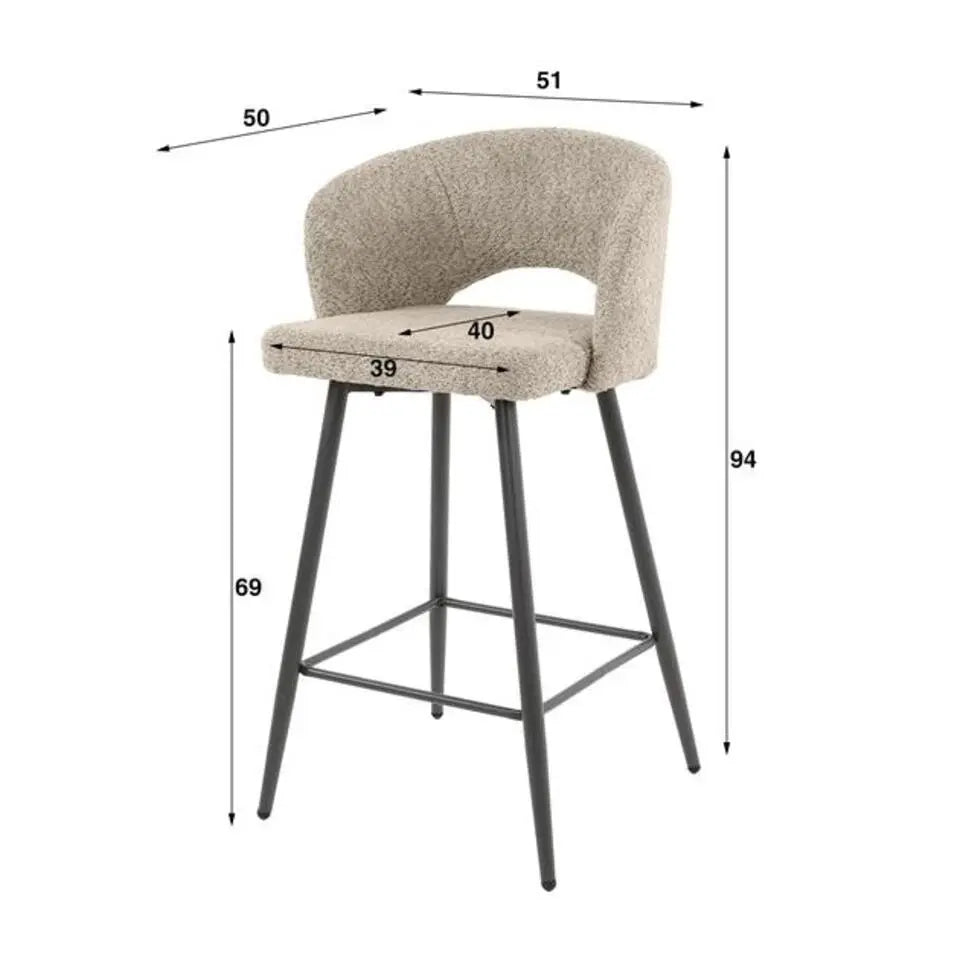 Barstoel Salon - Set van 2