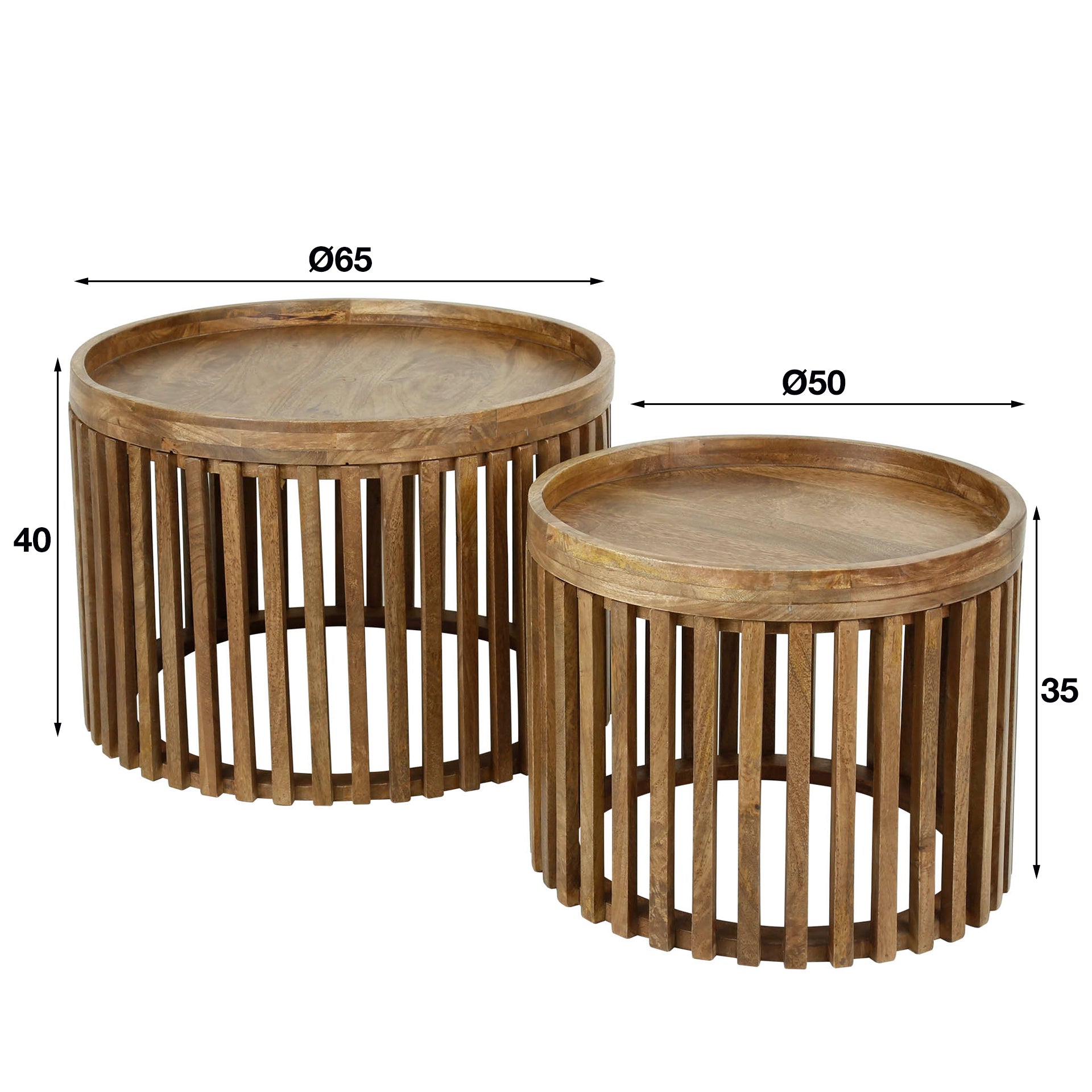 Salontafel Set - 2 stuks