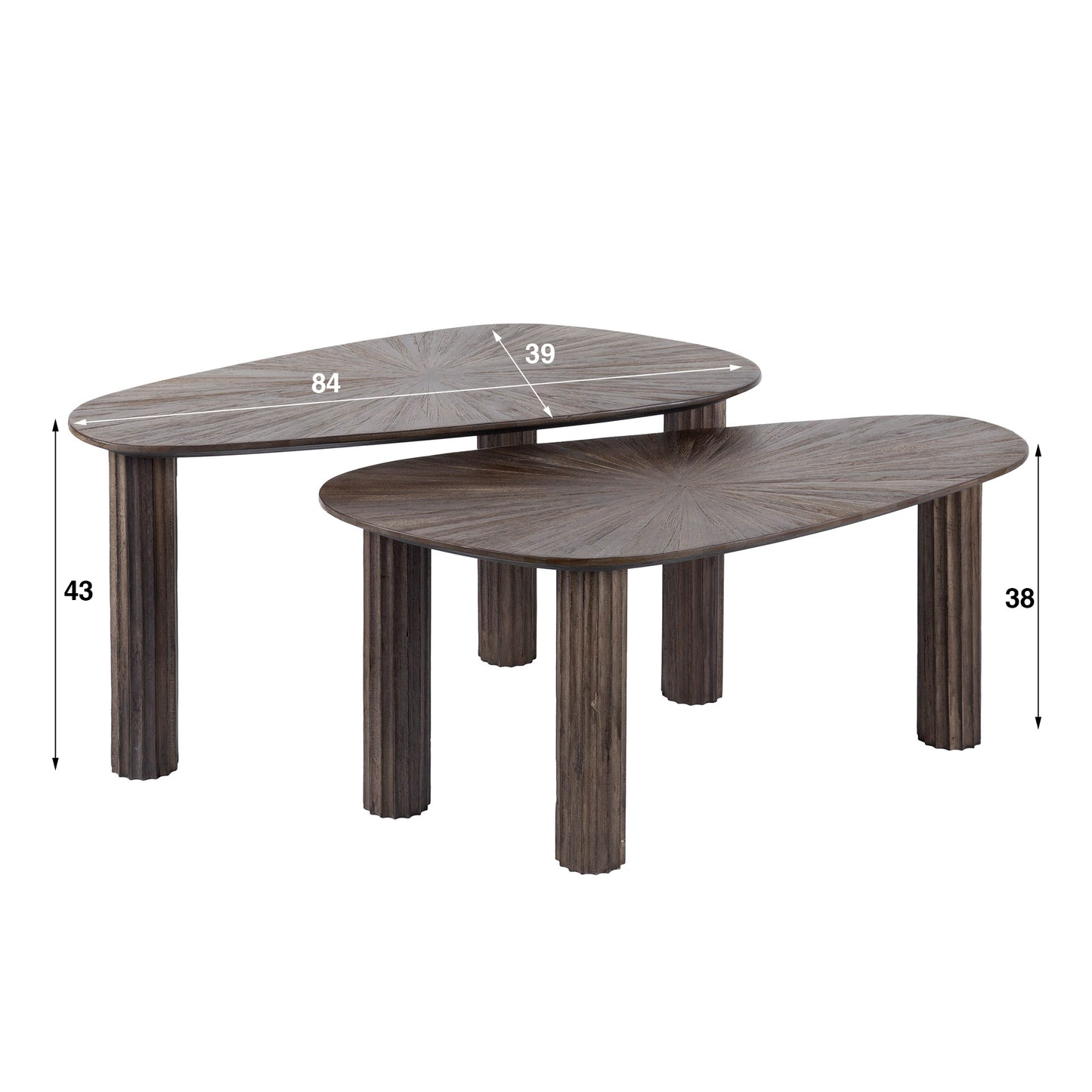 Salontafel Maya - Set van 2