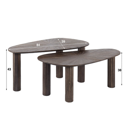 Salontafel Maya - Set van 2