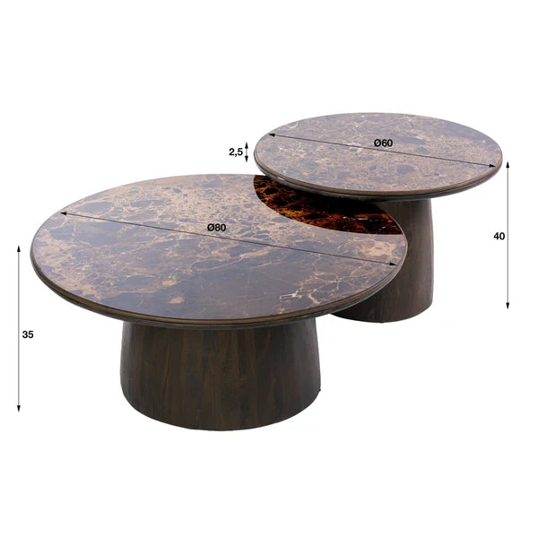 Salontafelset Empera rond