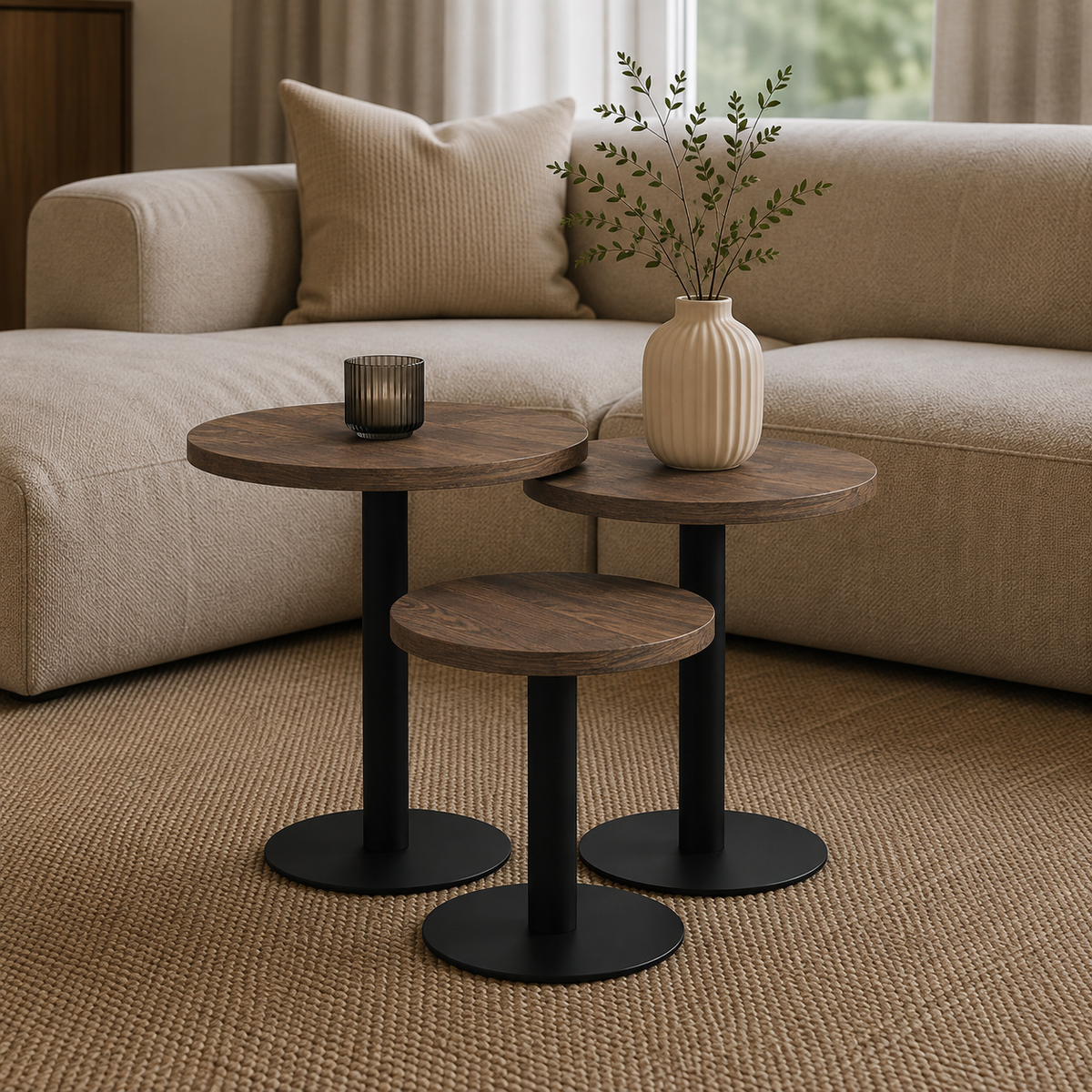 Lynn oval coffee table