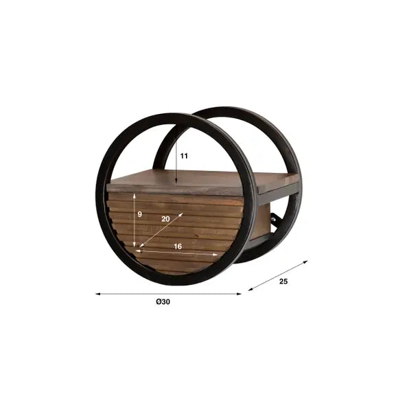 Wandschap Circular Ø30 cm