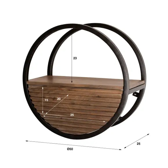 Wandschap Circular Ø50 cm