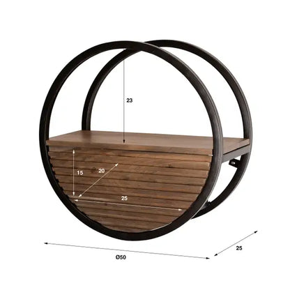Wandschap Circular Ø50 cm