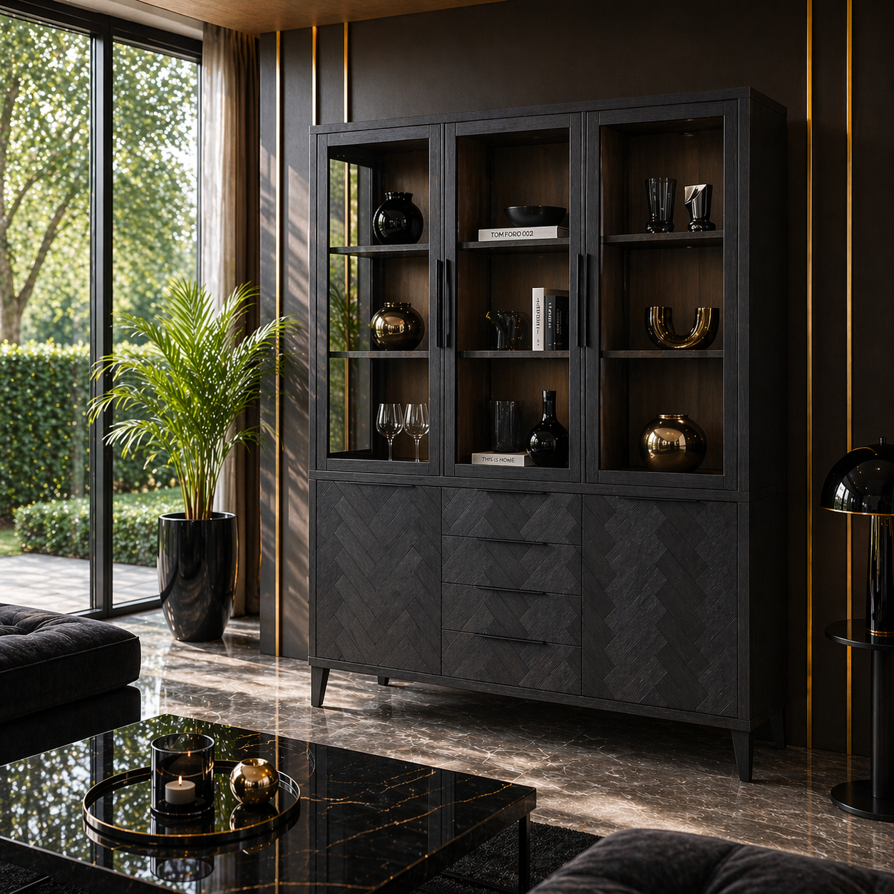 Display cabinet Gamma 3-door