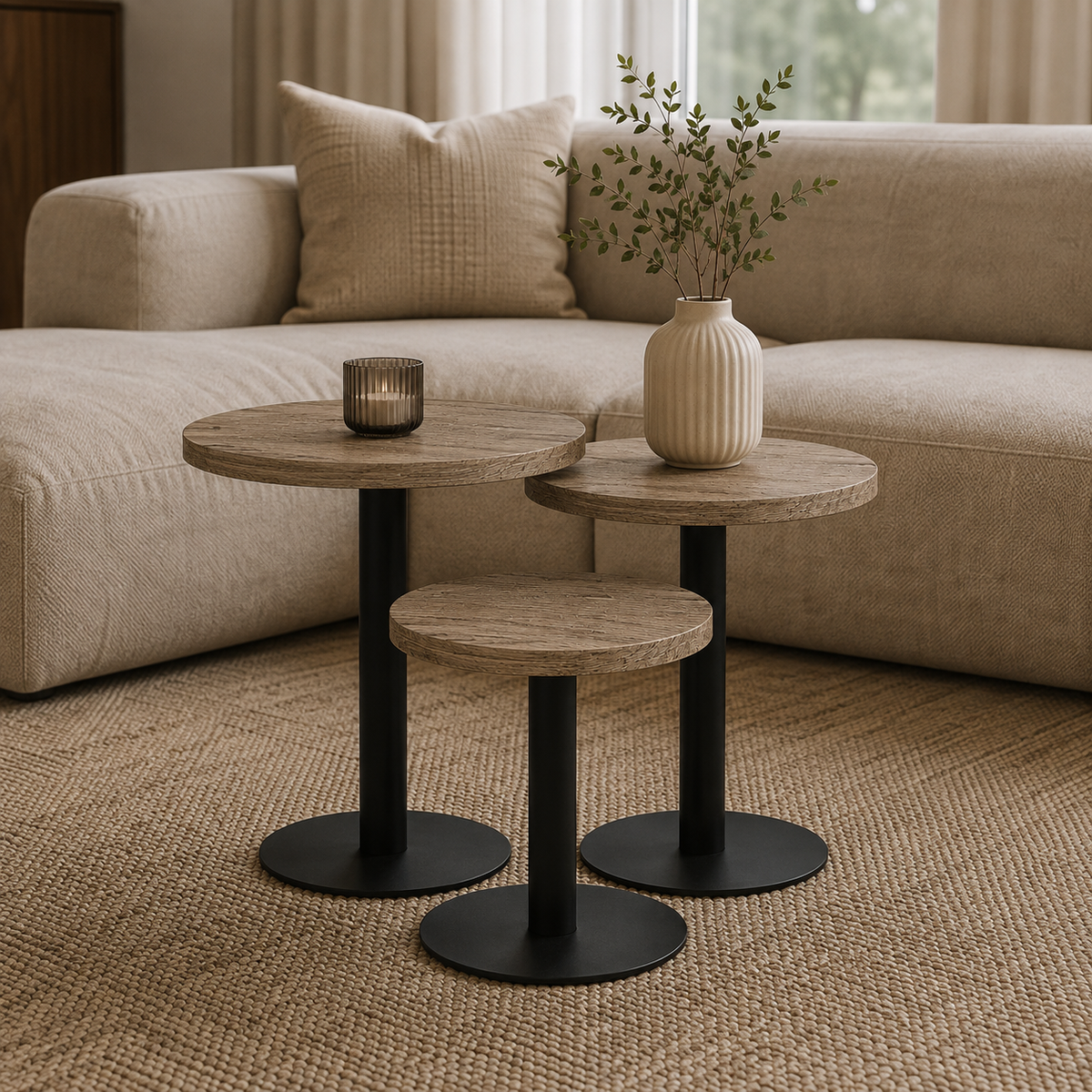 Lynn oval coffee table