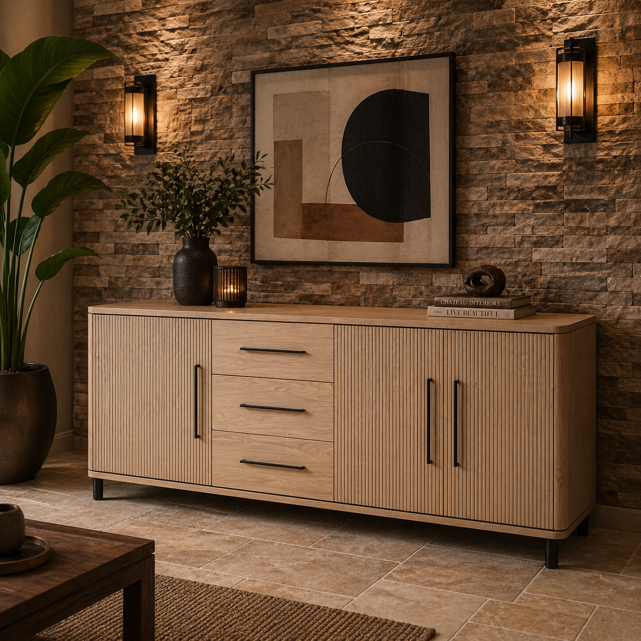 Dressoir Medway 3 deurs / 3 lades
