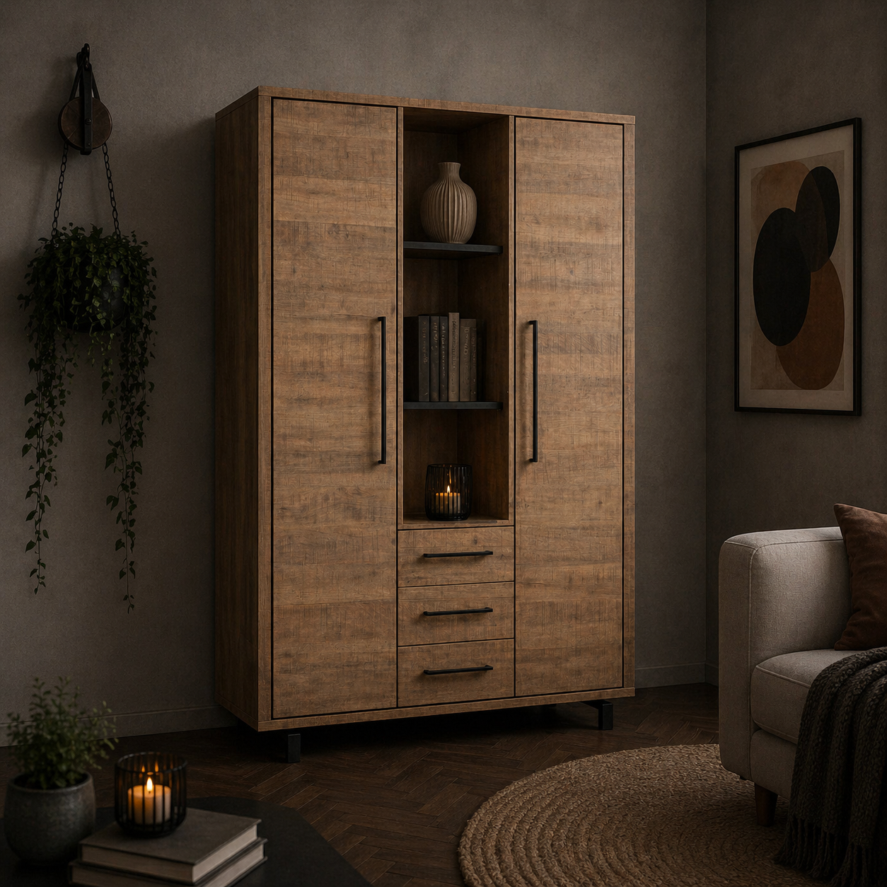 Westport 2-door storage cupboard