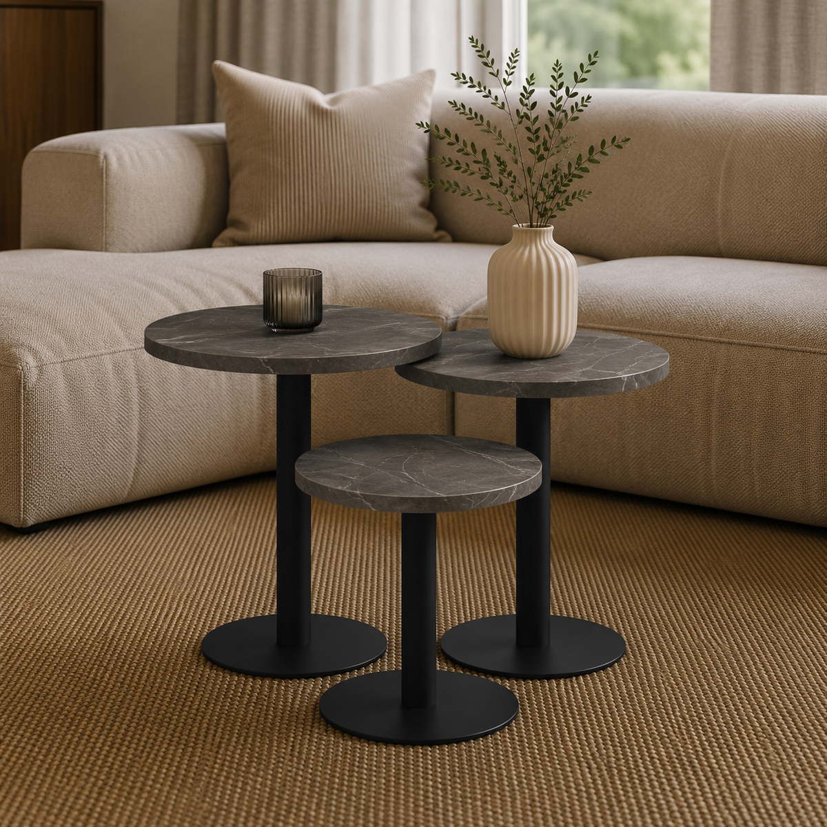 Lynn oval coffee table