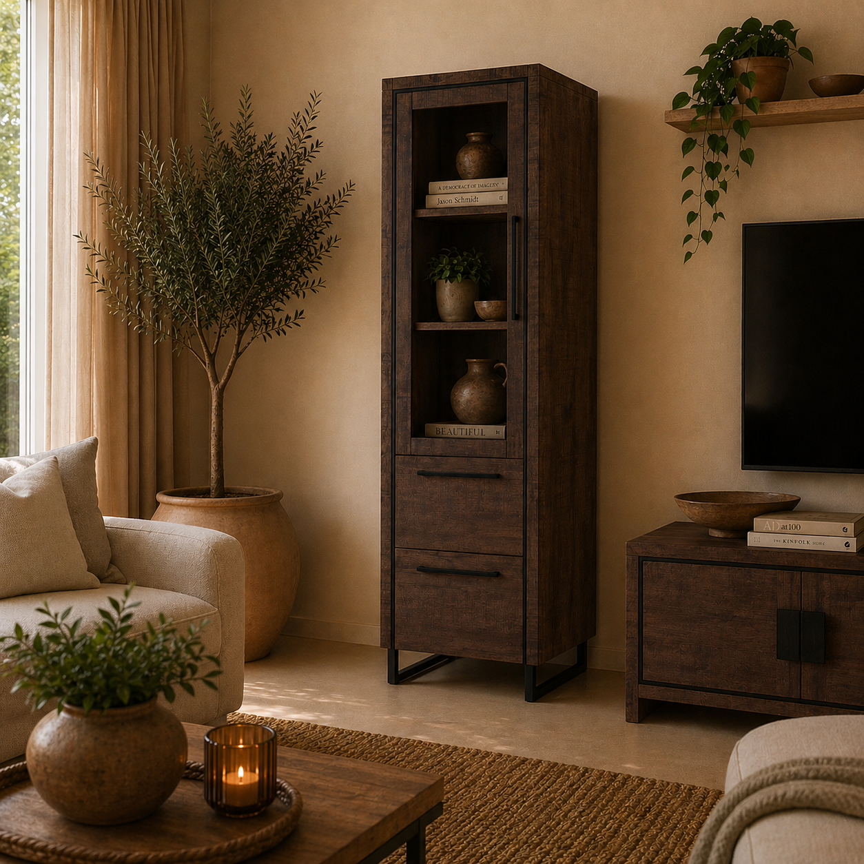 Rimini small display cabinet