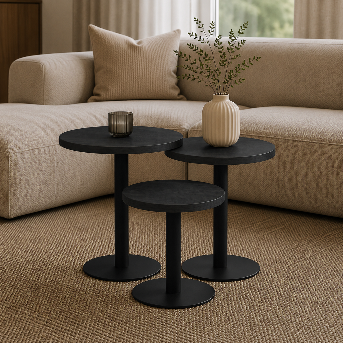 Lynn oval coffee table