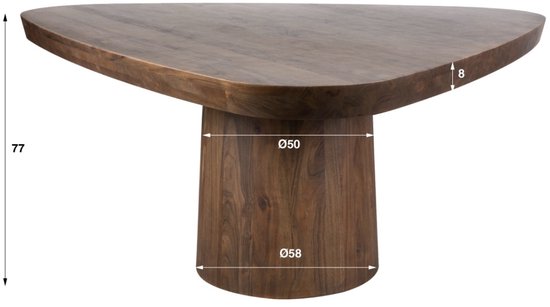 Eettafel Arcadia Triangle