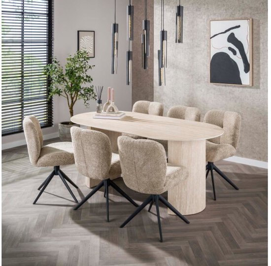Swivel chair Comfort - Set of 2