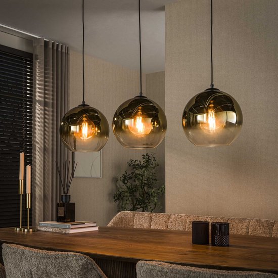 Pendant lamp Bubble Shaded 3-light