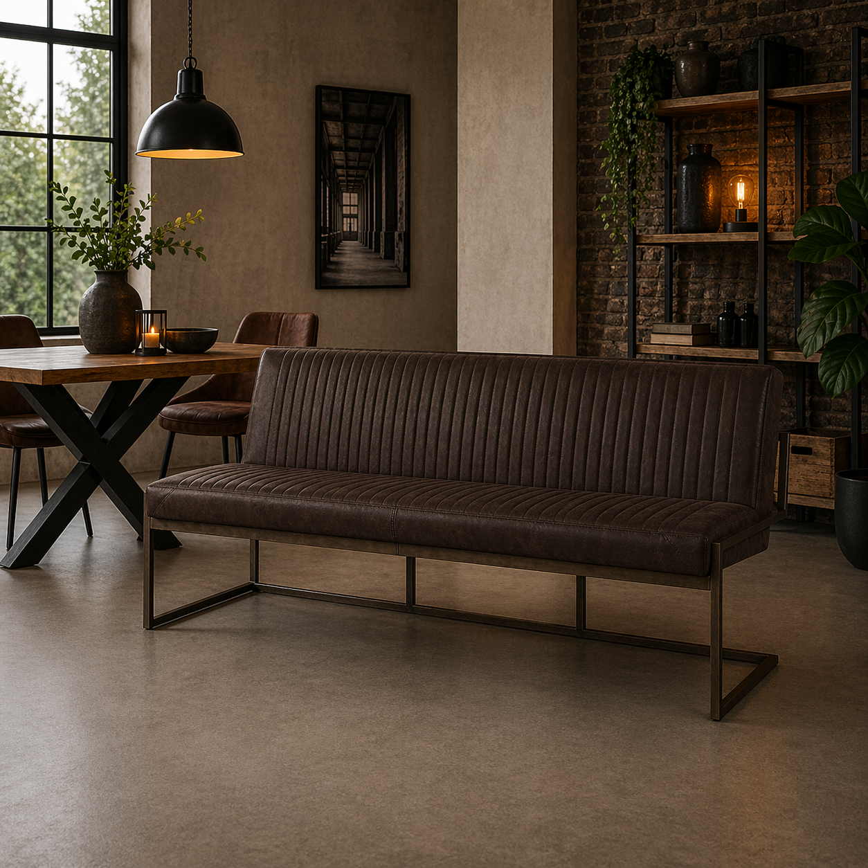 Ferro dining bench