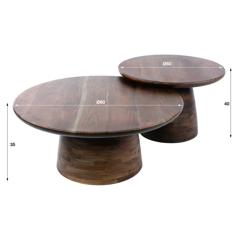 Salontafelset Mova rond