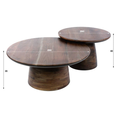 Salontafelset Mova rond