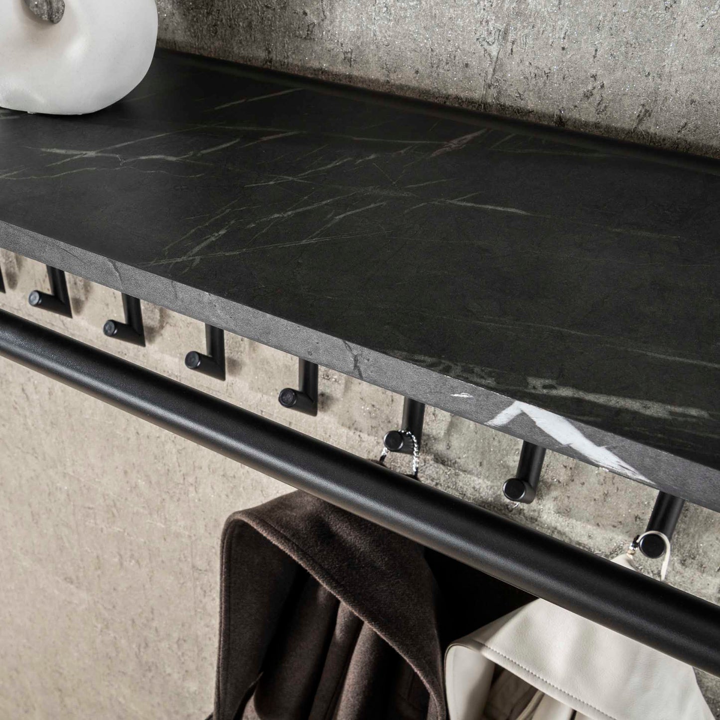 Kapstok Ceramic Look - 10 haken