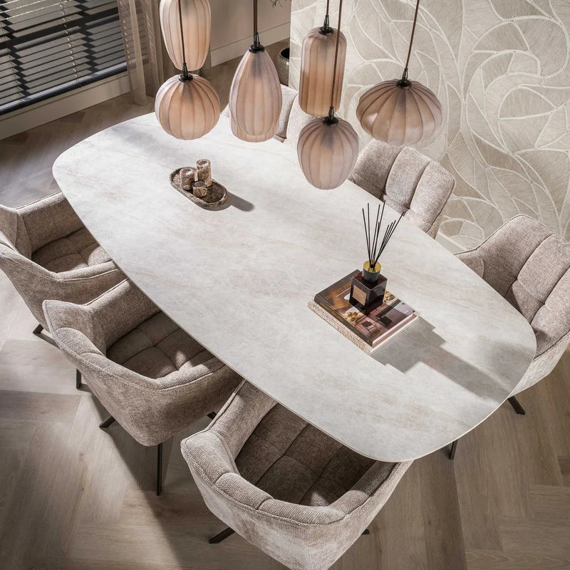 Eettafel Ceramo Centro deens ovaal