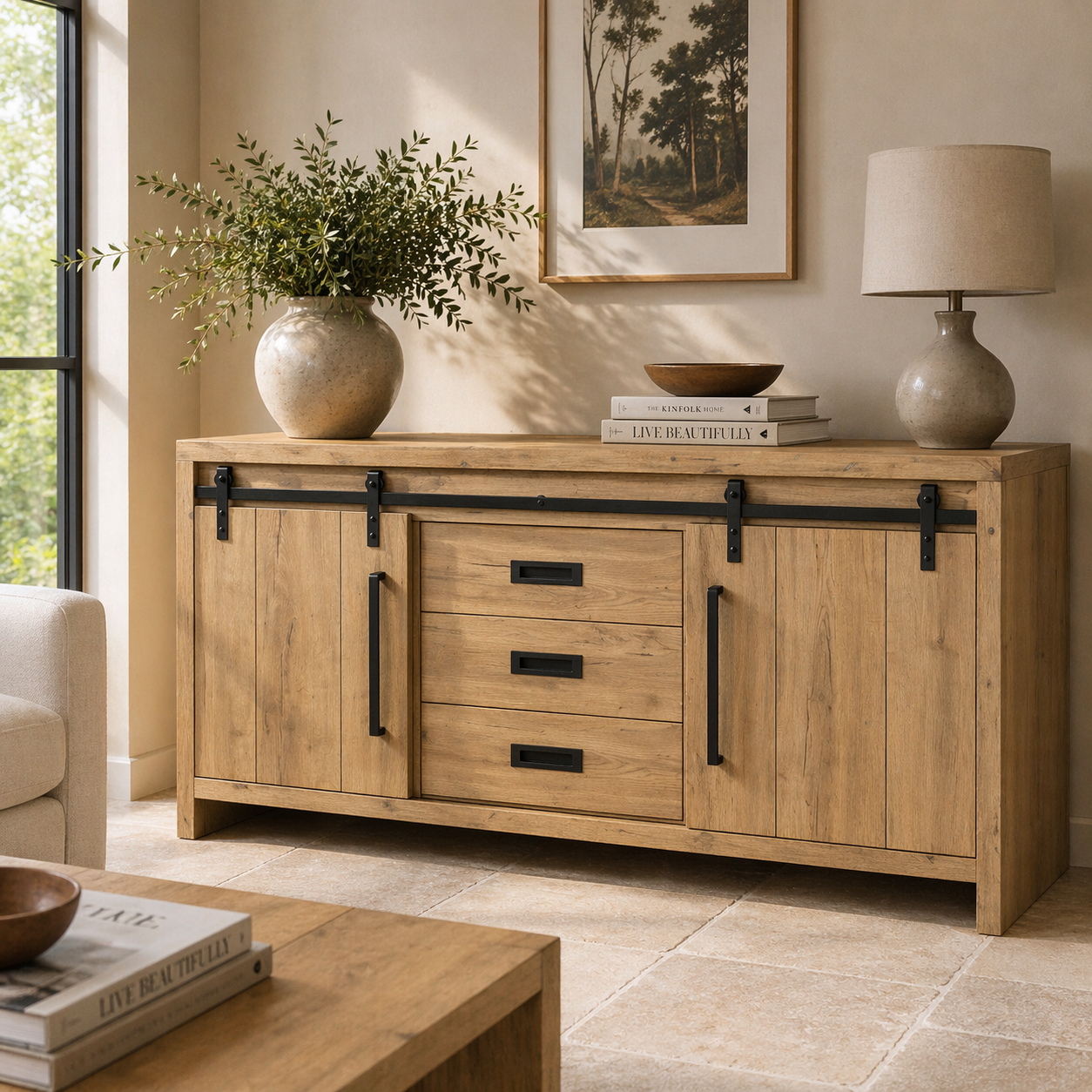 Dressoir 2-deurs Cottage