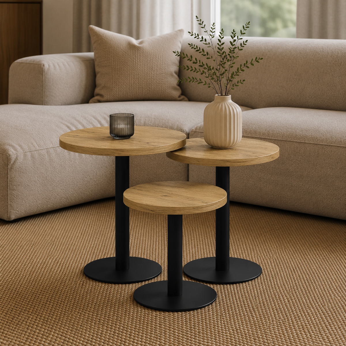 Lynn oval coffee table