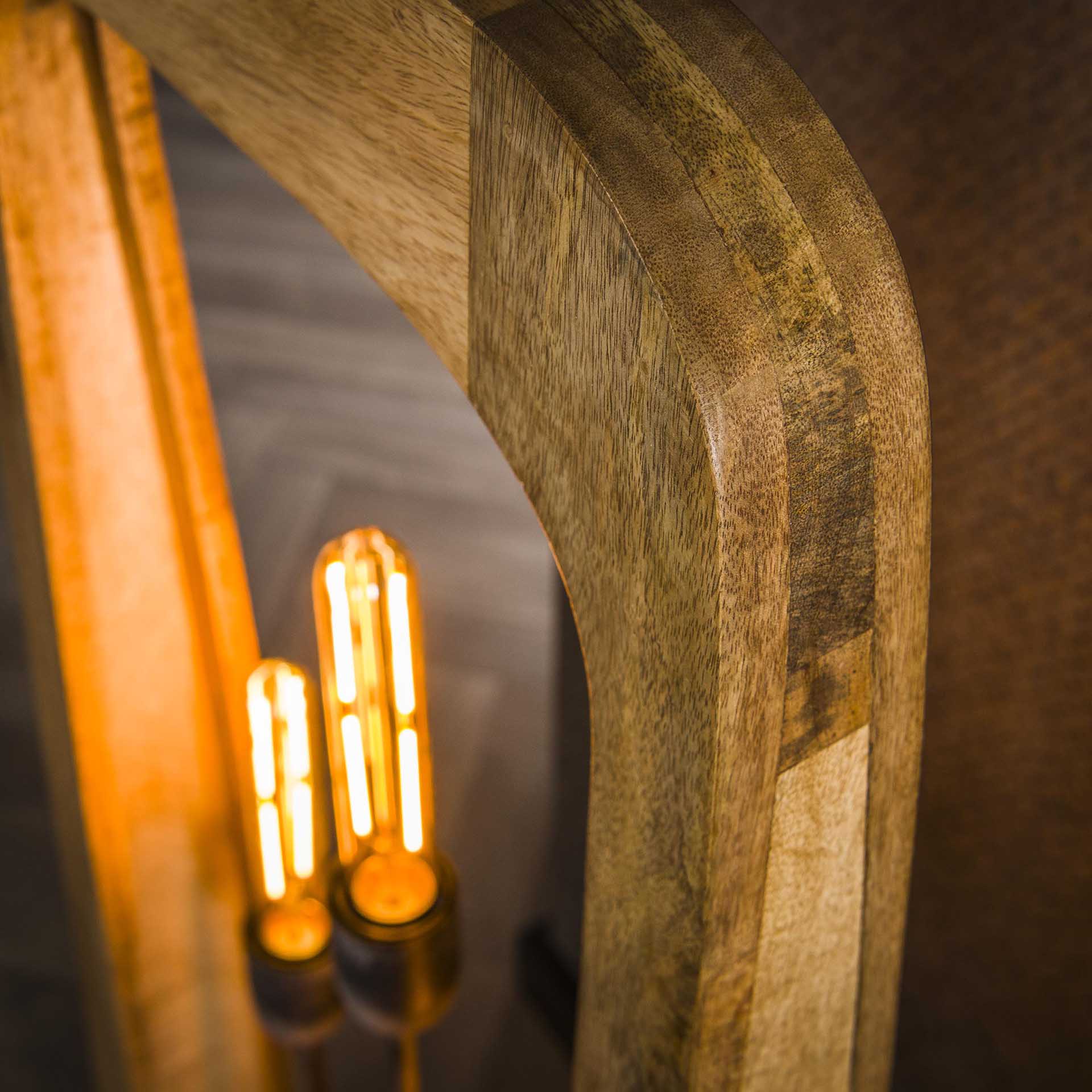 Vloerlamp Mangohout