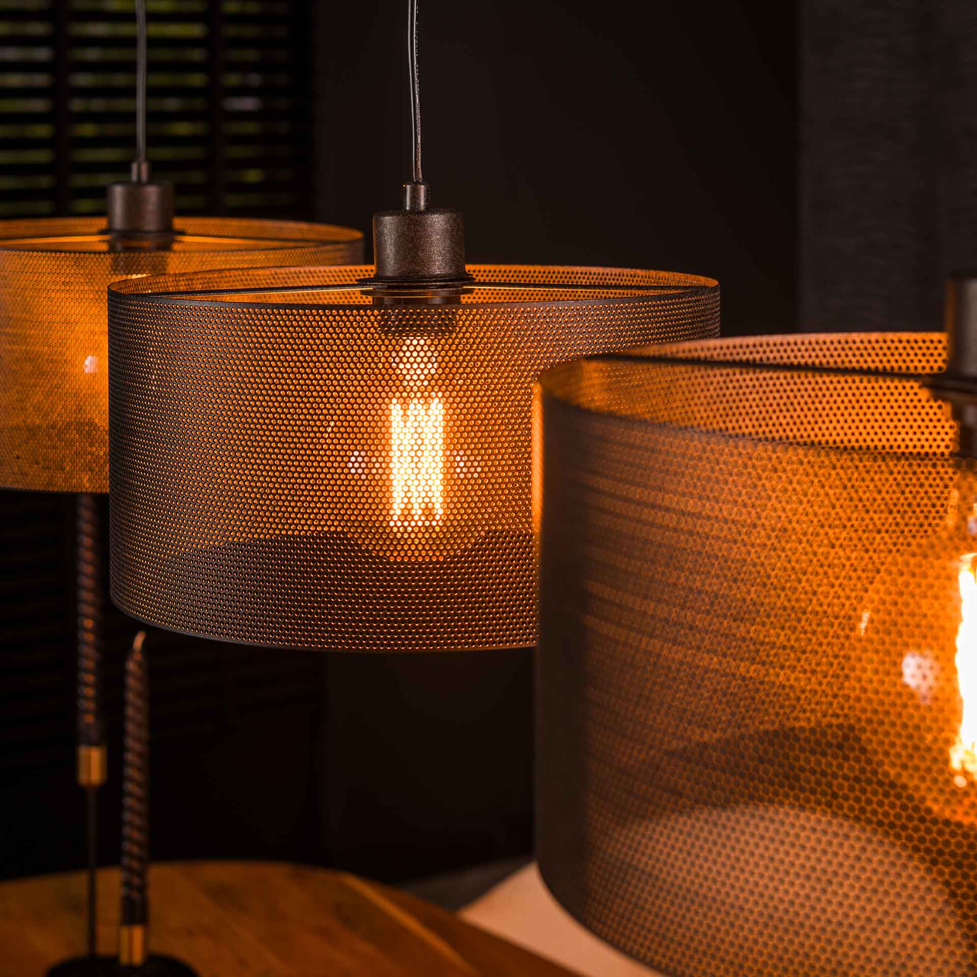 Hanglamp Mesh Round - 3 lichtbronnen