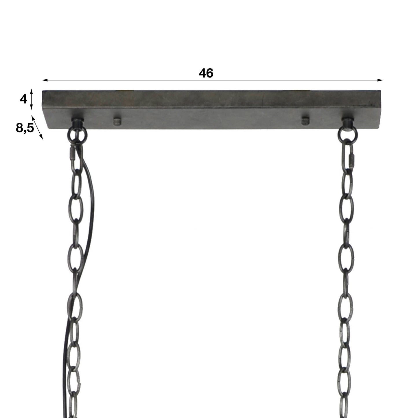 Hanglamp Cilinder Slate Grey