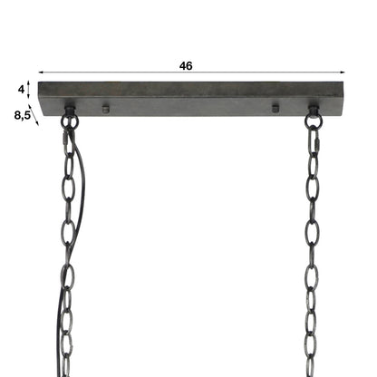 Hanglamp Cilinder Slate Grey