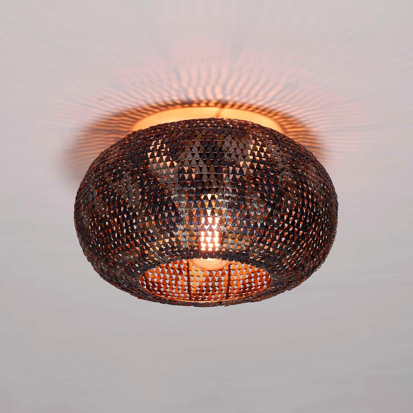 Plafondlamp Burned Finish 40 cm