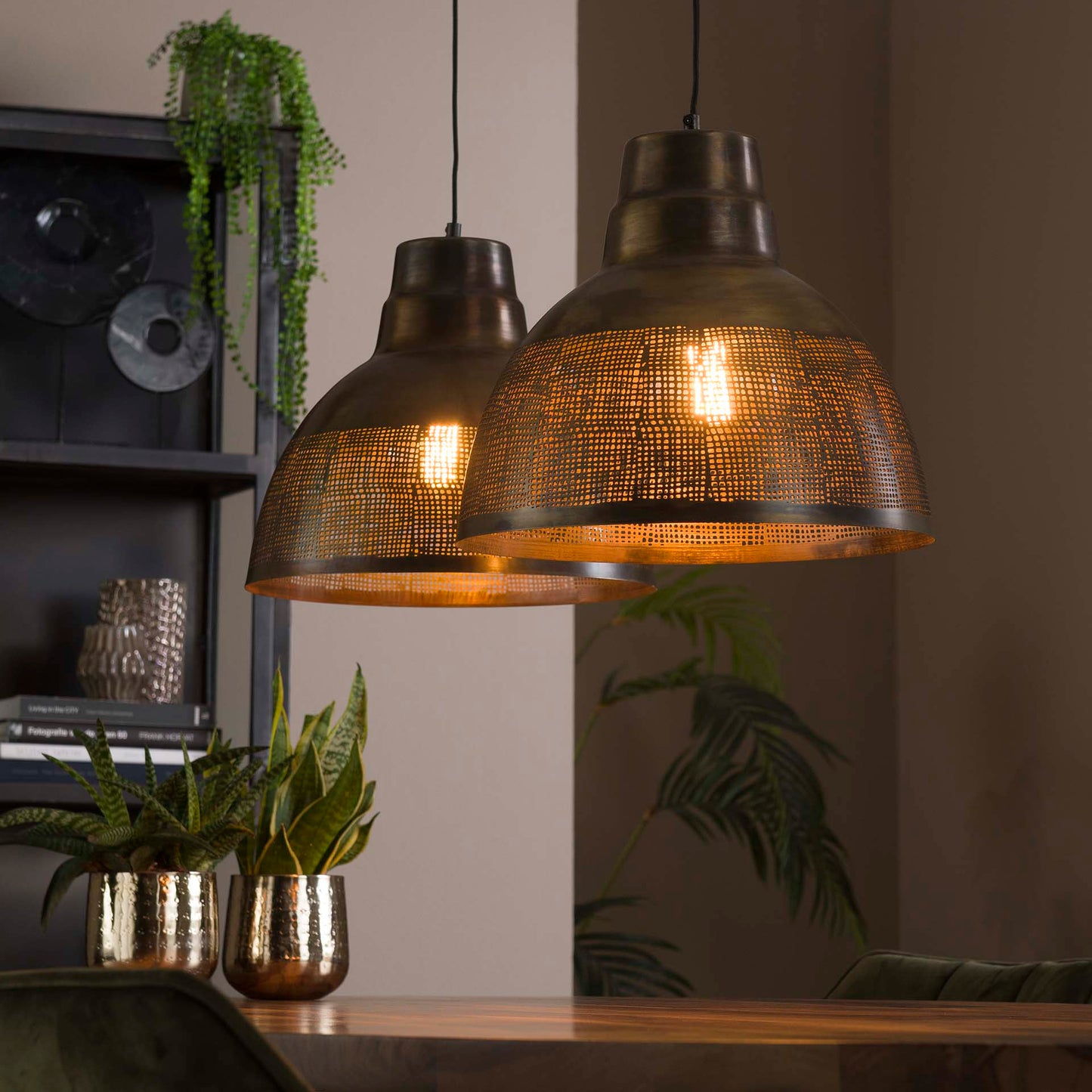 Hanglamp Antiek Brons