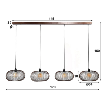 Hanglamp Disk - Verstelbaar