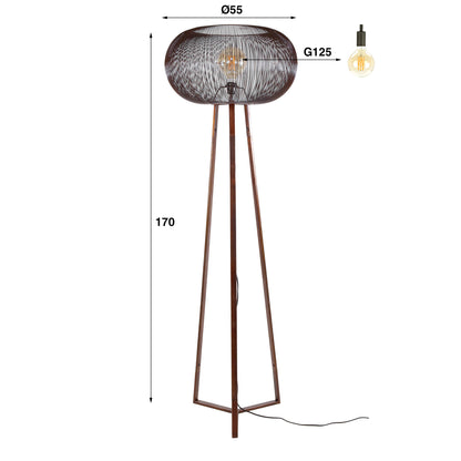 Vloerlamp Disk