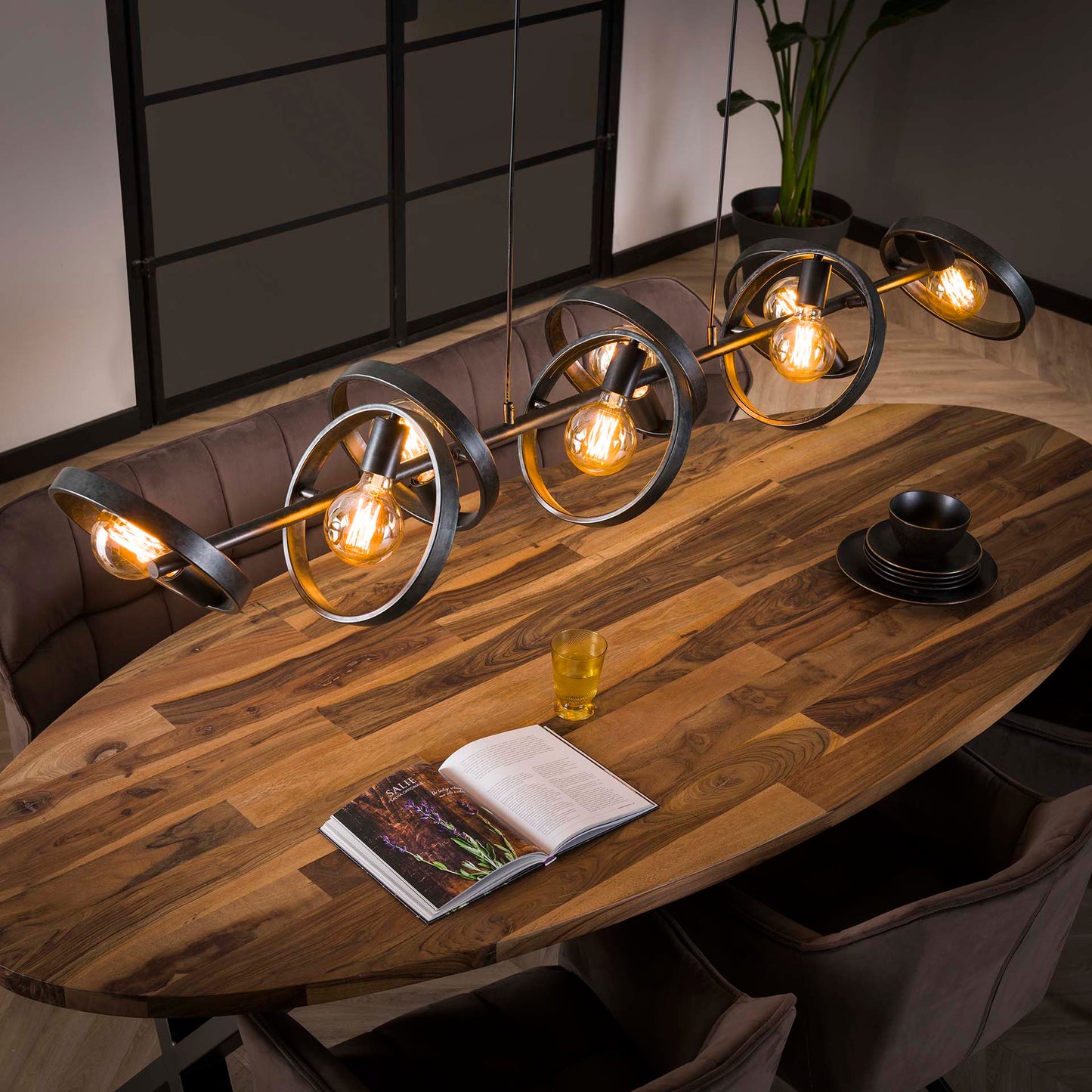 Hanglamp 8L Charcoal
