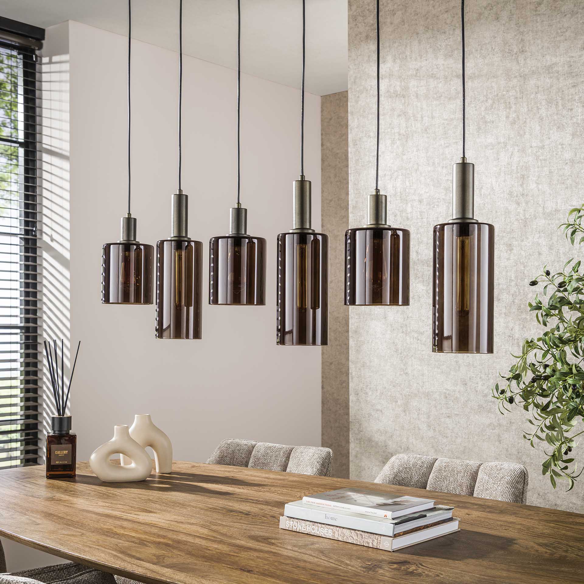 Hanglamp Sepiora - 6 lichtpunten