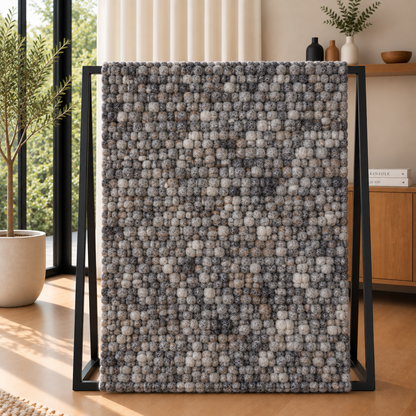 Vloerkleed Ulva Black