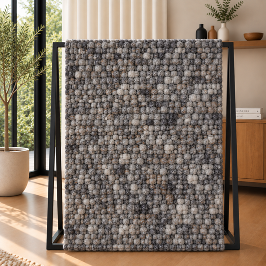 Vloerkleed Ulva Black